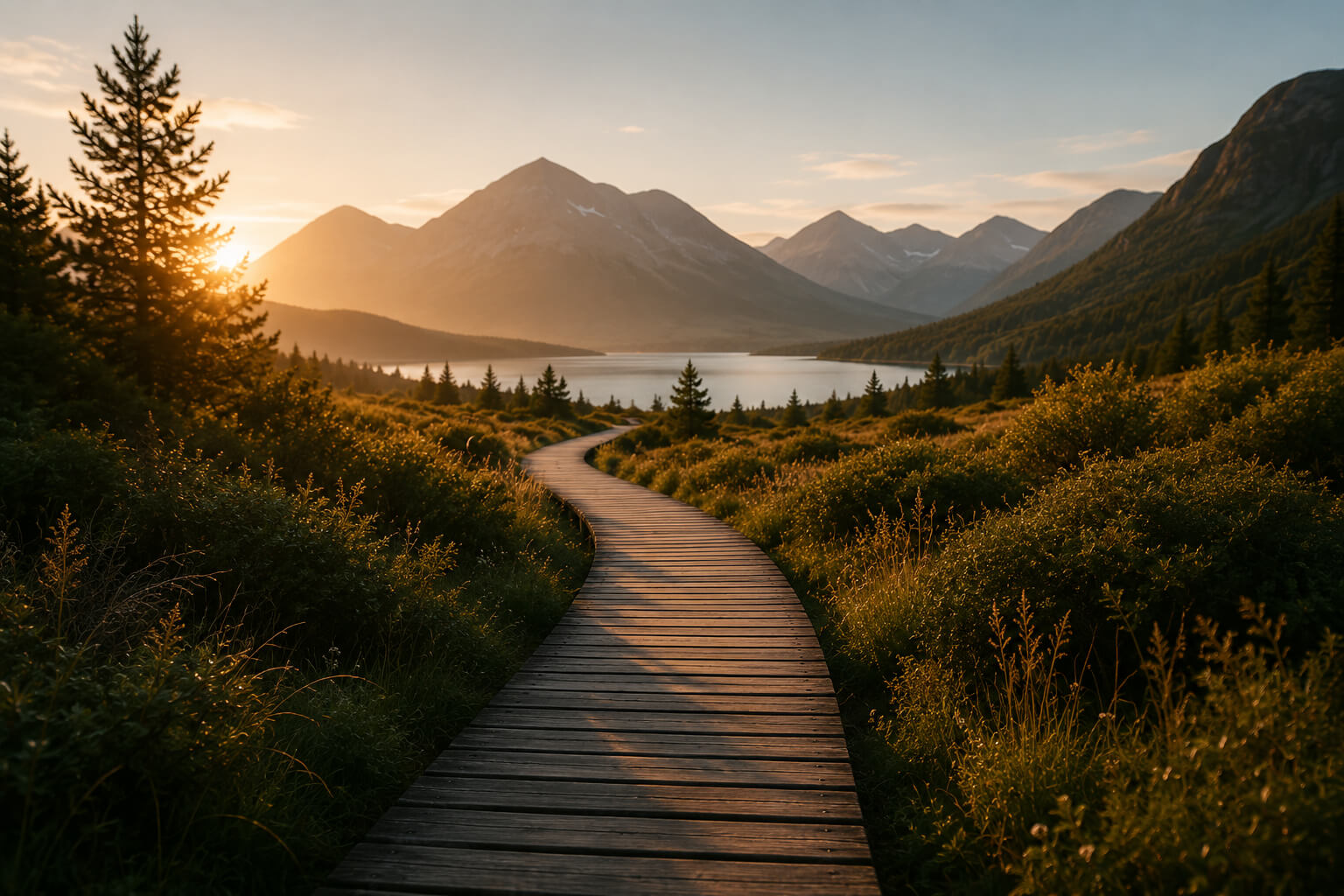 Peaceful mountain pathway at sunrise symbolizing healing, resilience, and recovery through advanced trauma therapy at Reign Psychotherapy